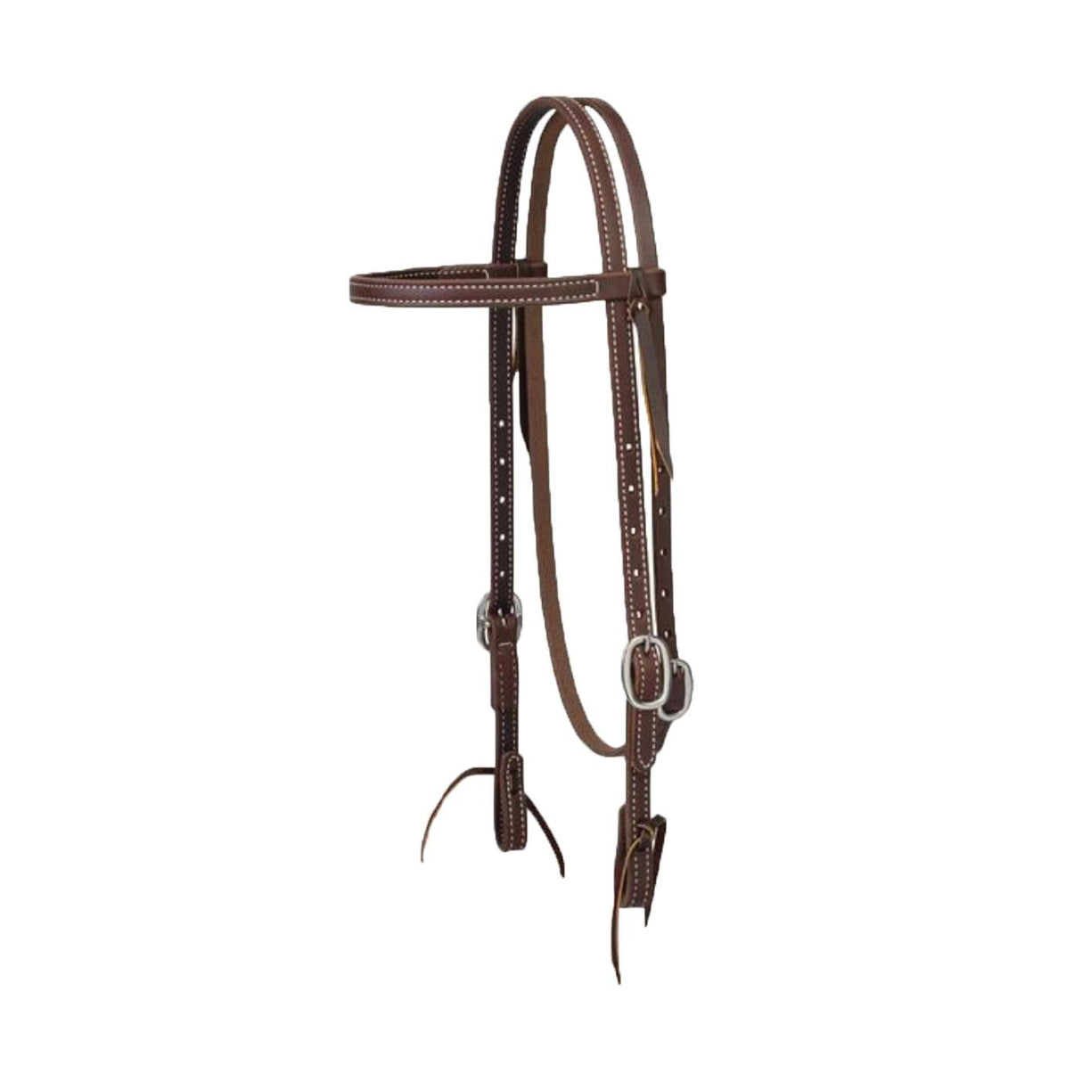 Weaver Canyon Rose Straight Browband Headstall Stainless Steel
