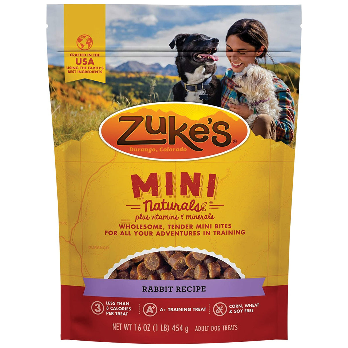 Zuke's Mini Naturals Friandise pour chien lapin sauvage 16 oz