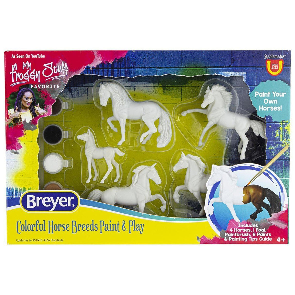 Breyer Horse Crazy Breeds Paint & Play
