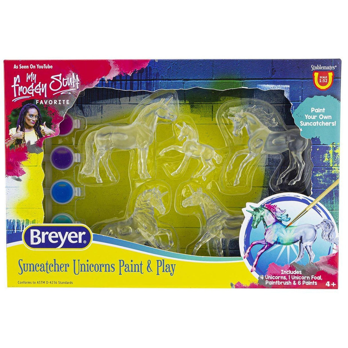 Breyer Suncatchers Unicorn Paint & Play