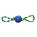 K9 Fitness by Zeus Ball Double Tug W/ TPR Encased Tennis Ball