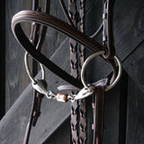 EvoEq Double Jointed Loose Ring Snaffle Bit W/ Copper Roller