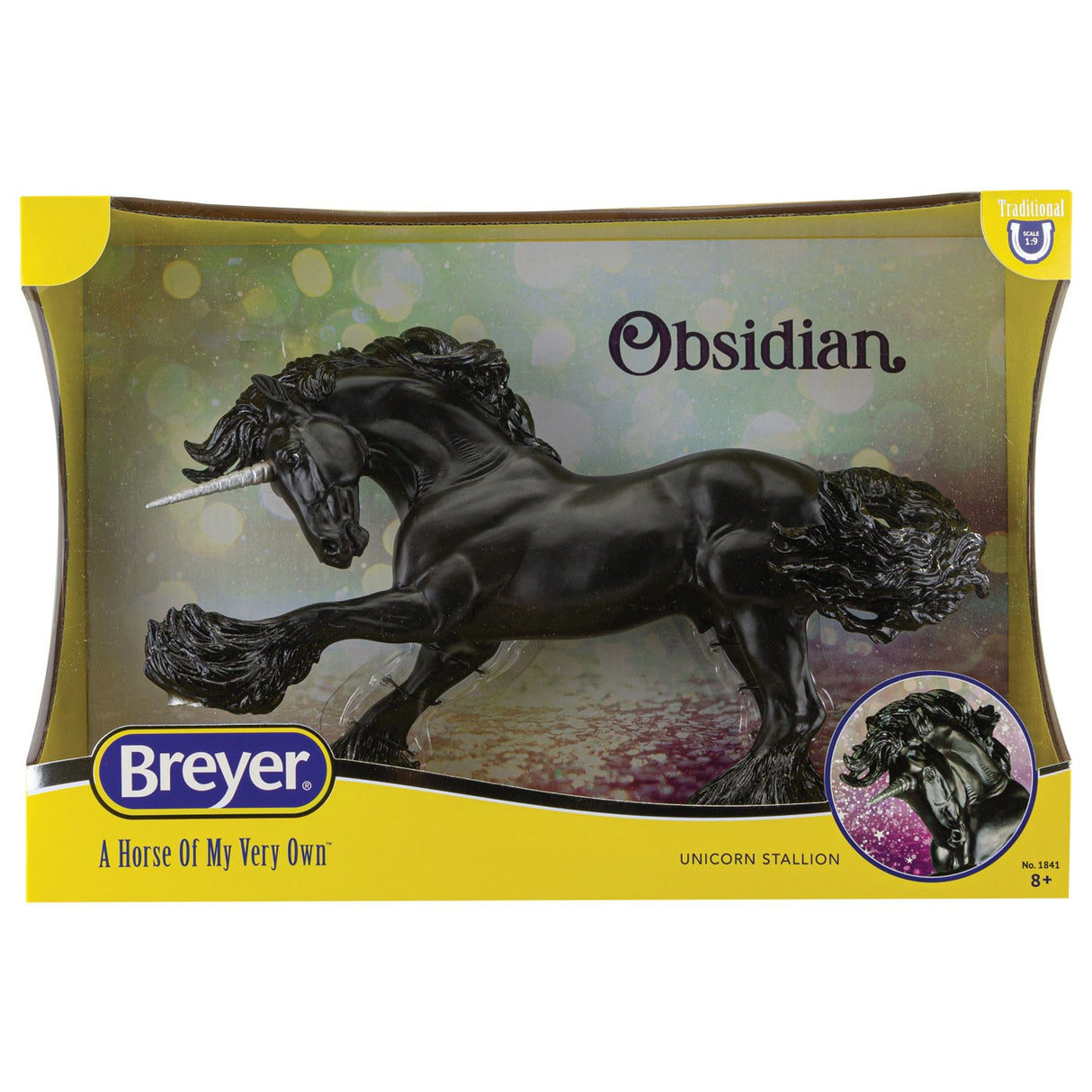 Breyer Traditional Series Obsidian Unicorn Stallion