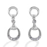 Kelly Herd Eggbutt Dangle Earrings