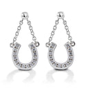 Boucles d'oreilles pendantes fer à cheval Kelly Herd