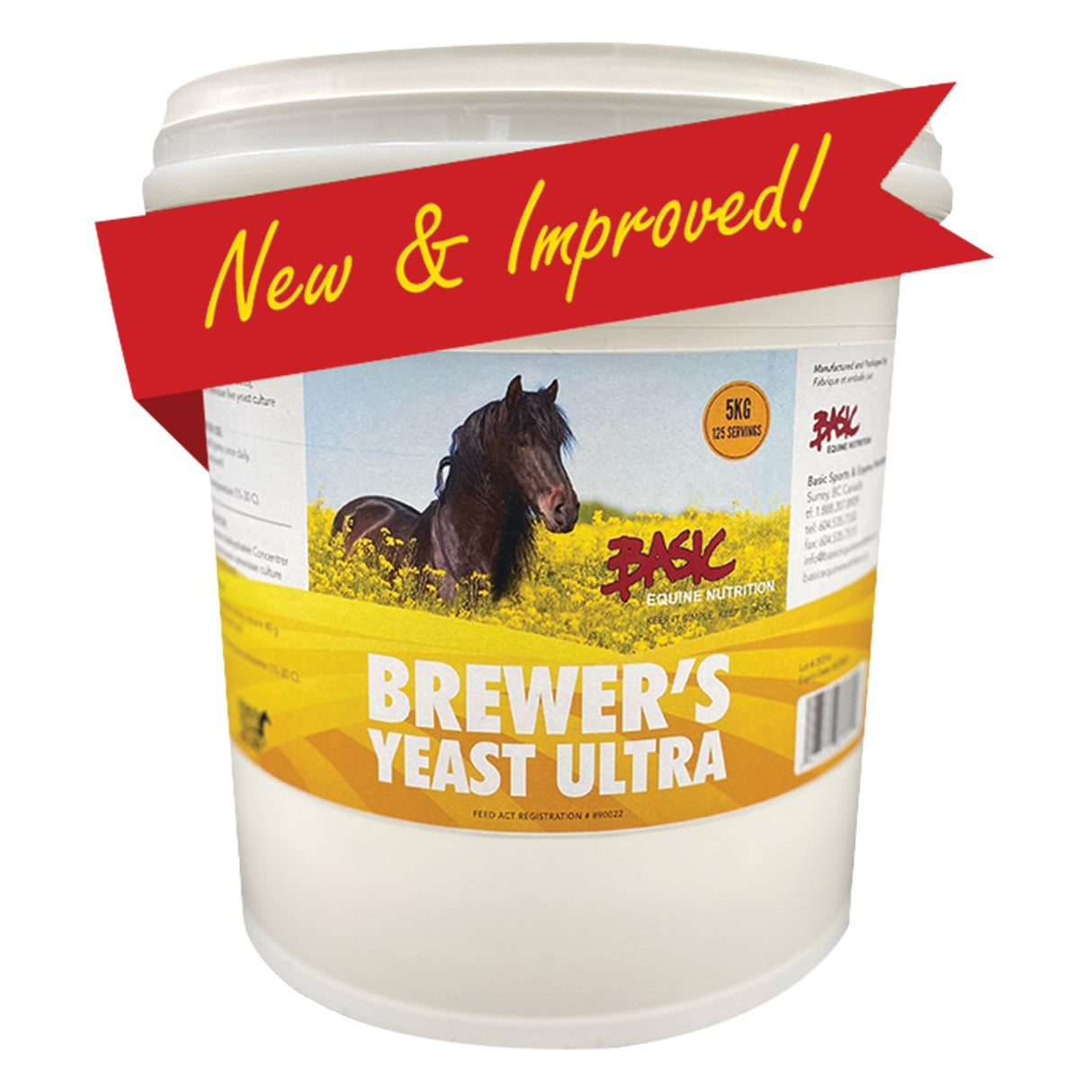 Basic Equine Nutrition Brewer's Yeast Ultra 5 Kg