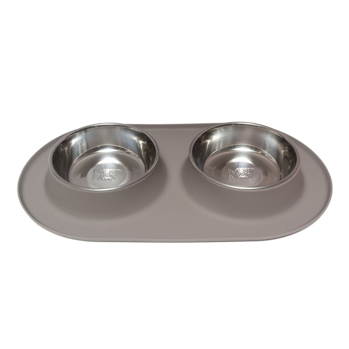 Messy Mutts Double Silicone Feeder Dog Bowl