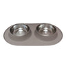 Bol double en silicone pour chien Messy Mutts