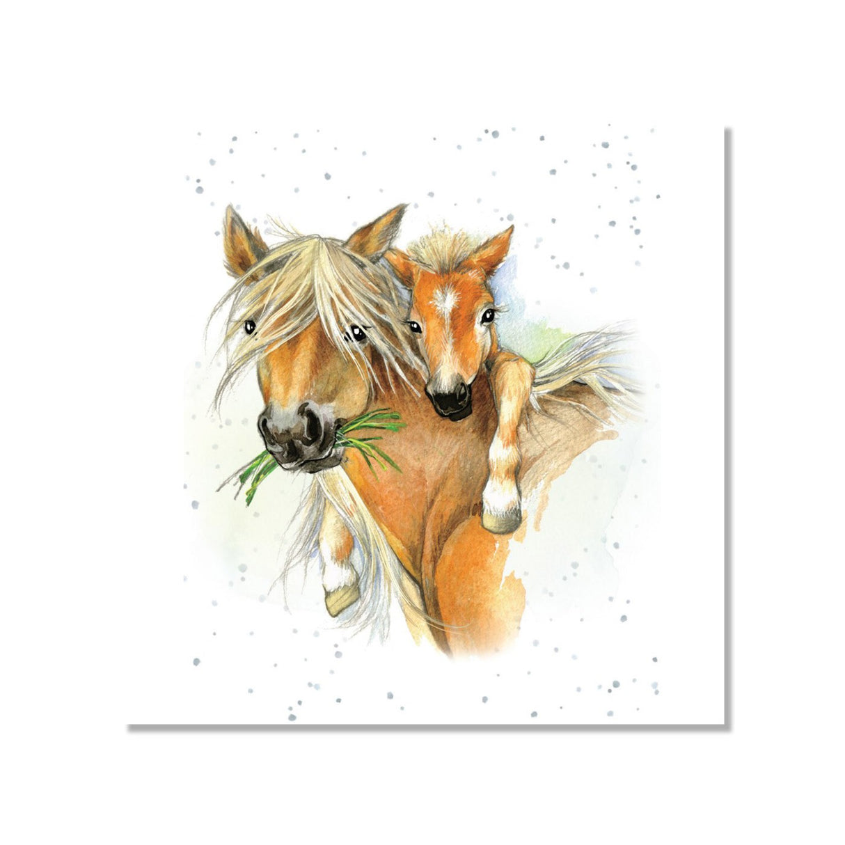 Bella Flor Hopper Along for the Ride Small Greeting Card