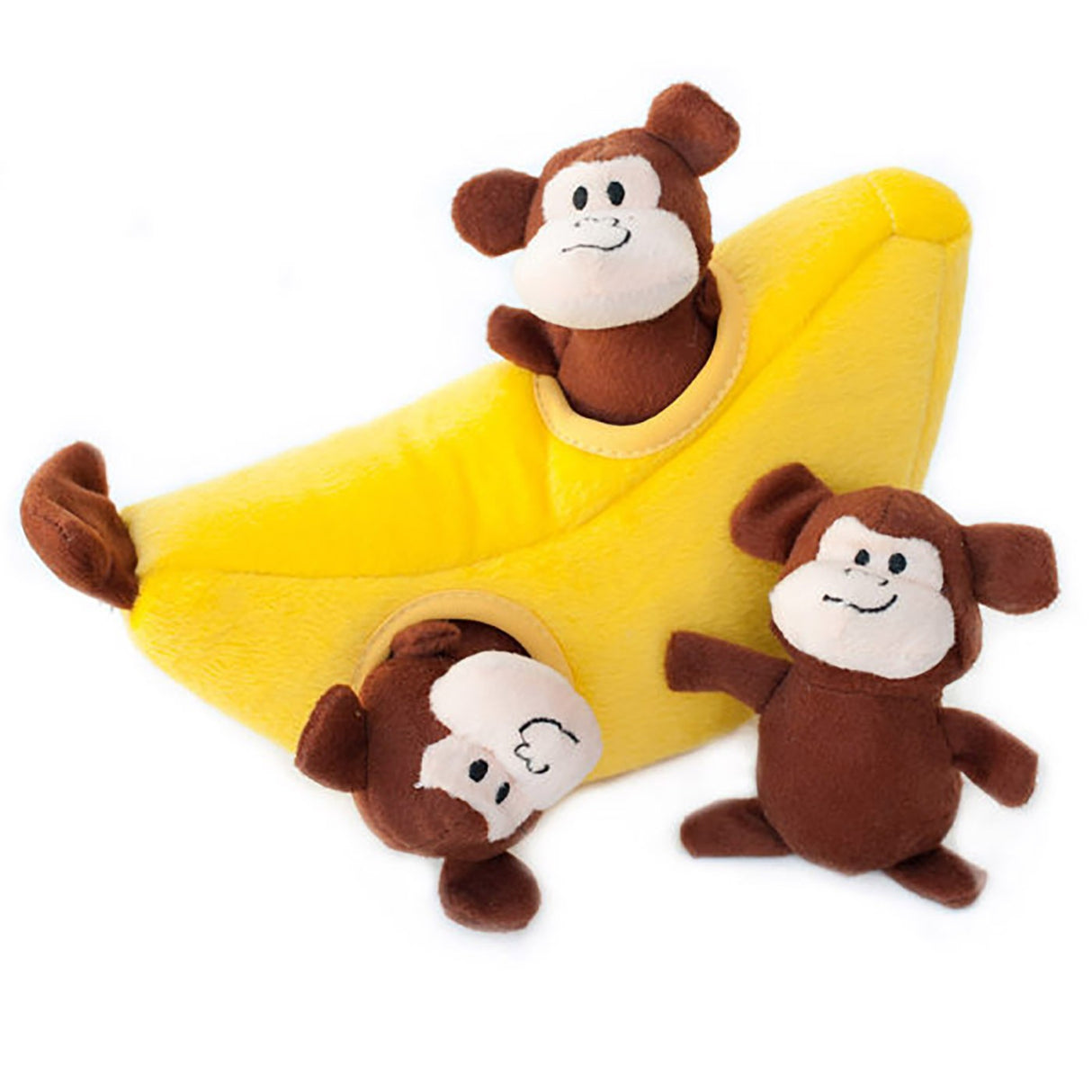 ZippyPaws Monkey 'N Banana Zippy Burrow