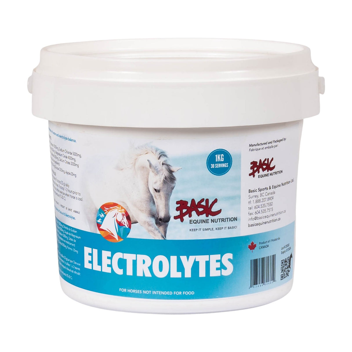 Basic Equine Nutrition Electrolytes 1 kg
