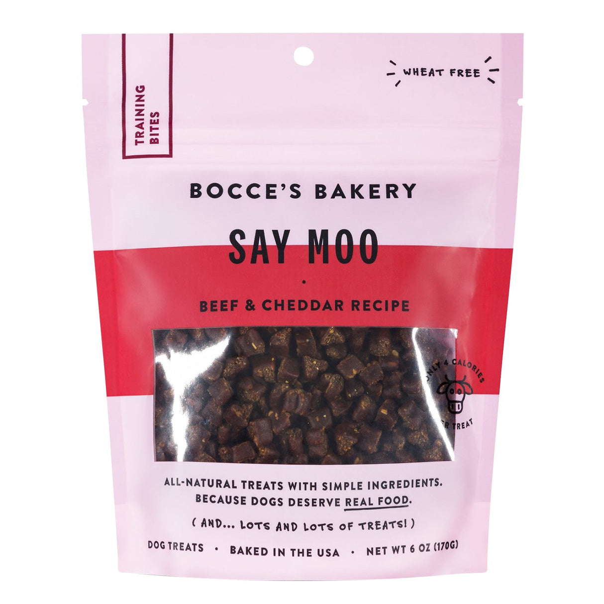 Bocce's Bakery Say Moo Soft & Chewy Training Treat 6 oz.