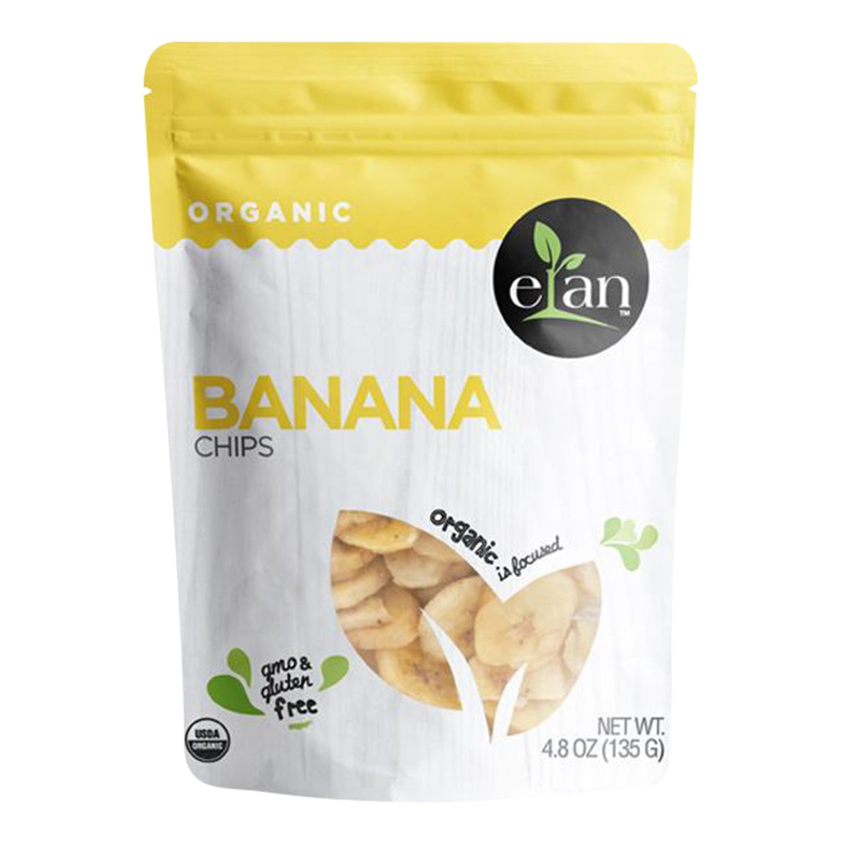 Elan Organic Banana Chips 135 g