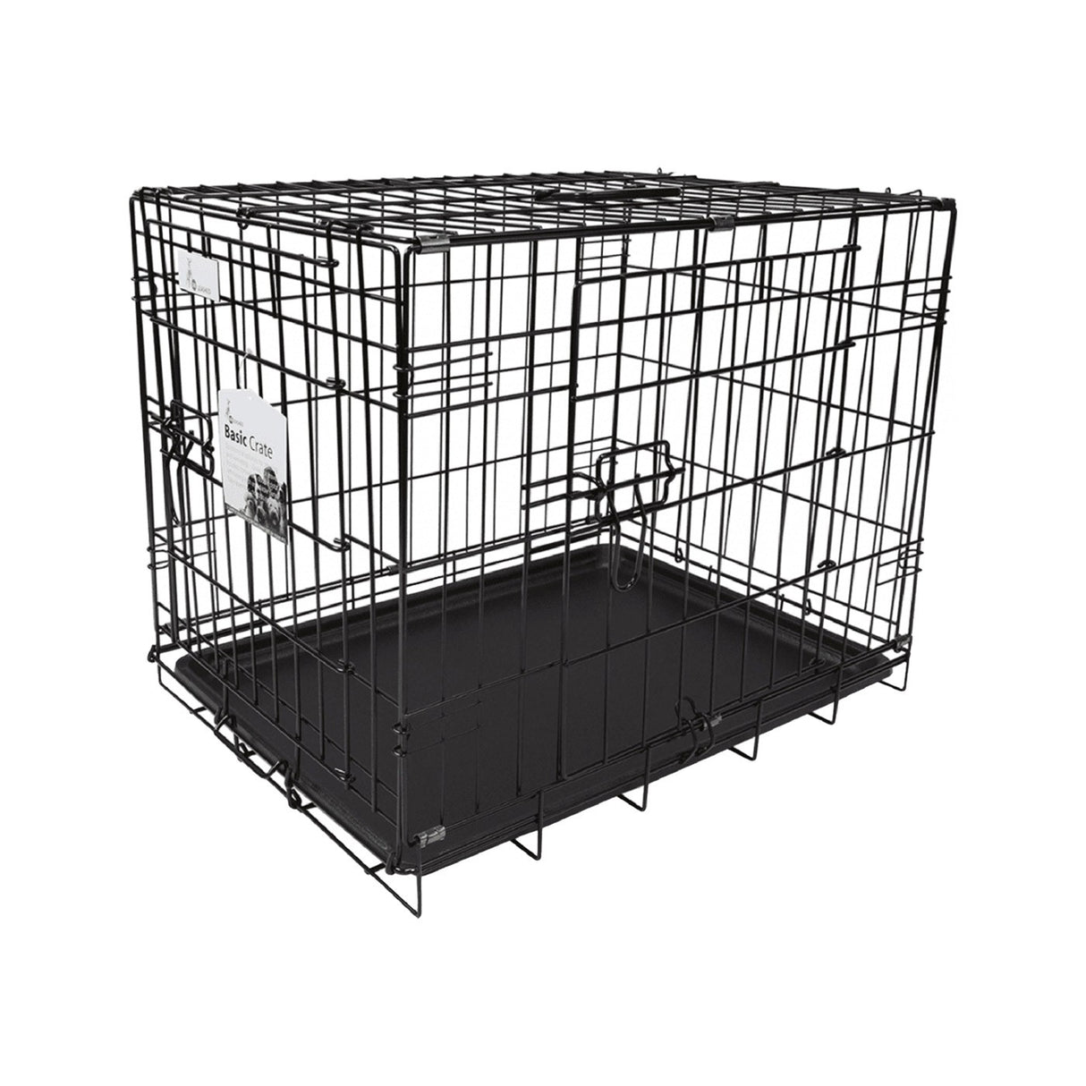 Unleashed Basic Double Door Dog Crate 48 in.