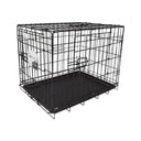 Cage pour chien à double porte Unleashed Basic 122 cm