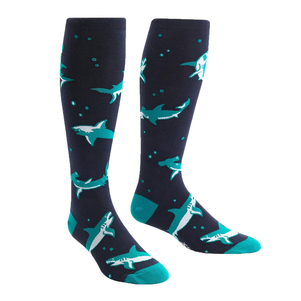 Sock It To Me Chaussettes hautes extensibles Shark Attack