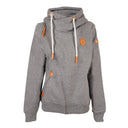 Sweat à capuche asymétrique entièrement zippé Wanakome Athena