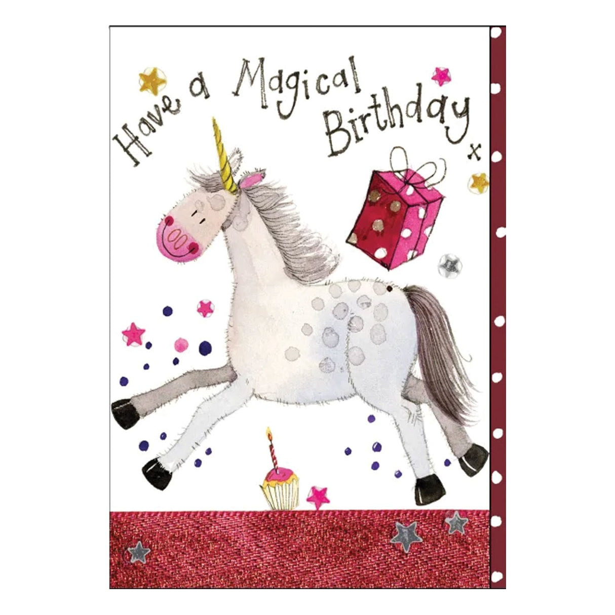 Alex Clark Birthday Unicorn Birthday Card