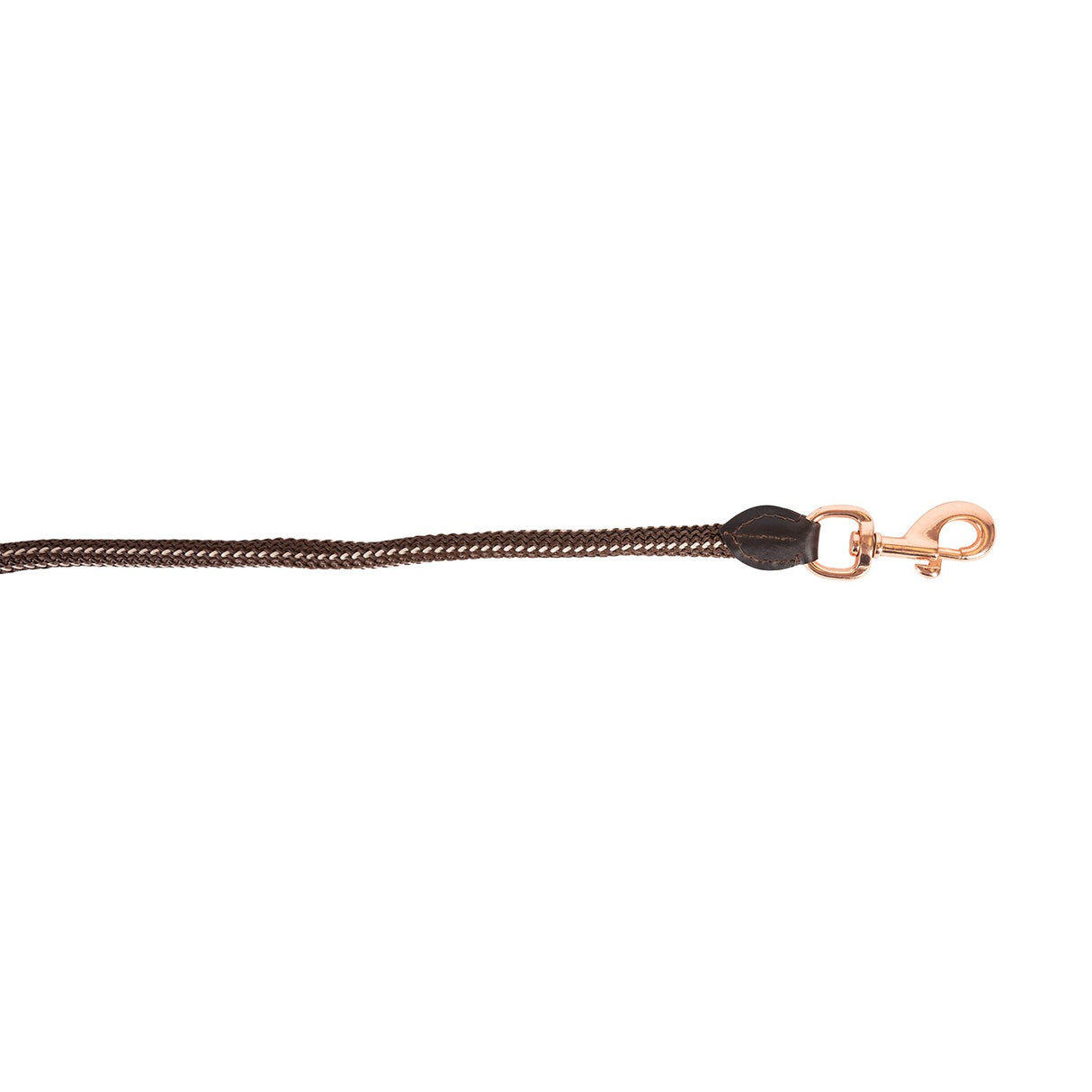Shedrow Rose Gold Nylon & Leather Lead