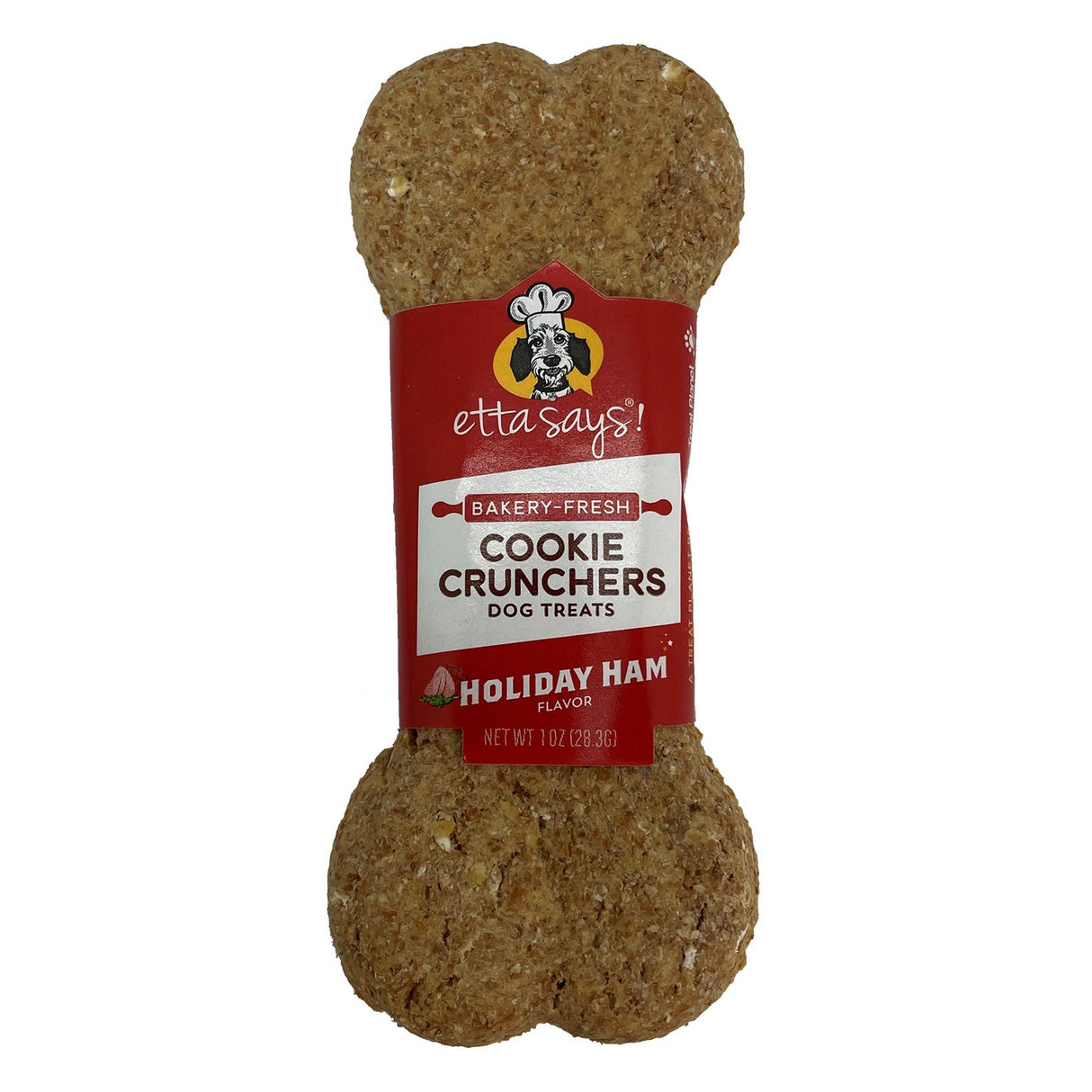 Etta dit ! Cookie Crunchers Holiday Ham Dog Treat 1 oz.