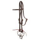 Western Rawhide Single Ply Browband Headstall W/ Ties