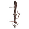 Western Rawhide Single Ply Browband Headstall W/ Ties