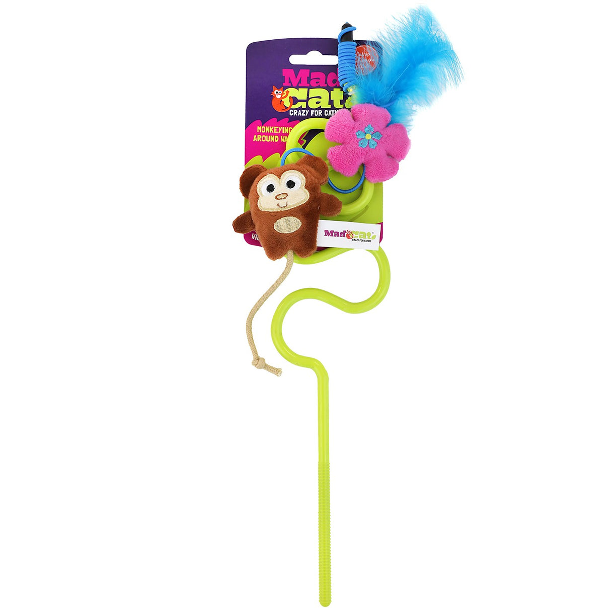 Jouet pour chat Mad Cat Monkeying Around Wand