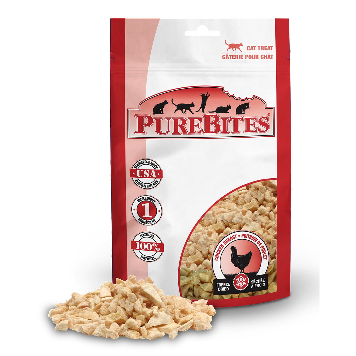 PureBites Freeze Dried Chicken Breast Cat Treat 31 g