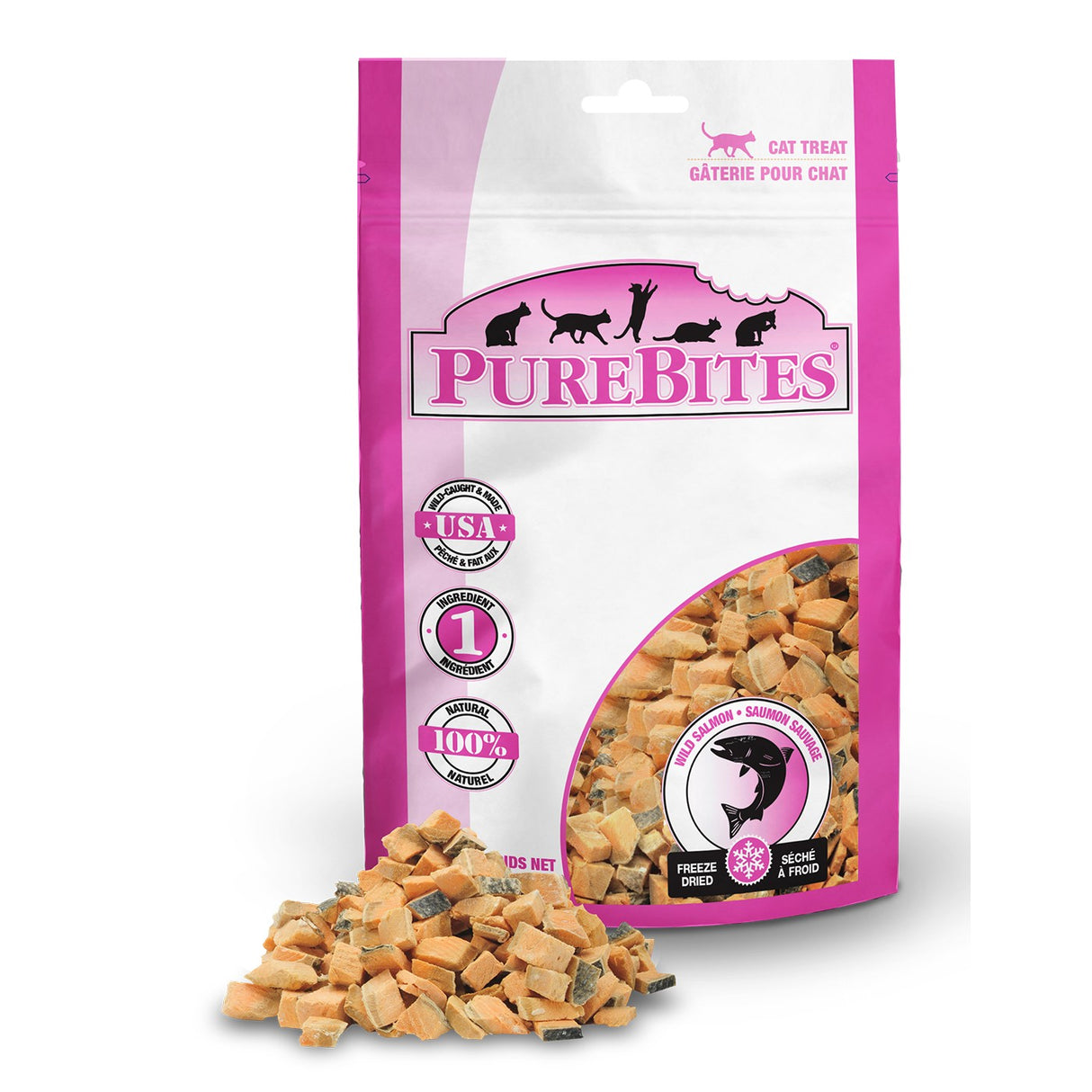 PureBites Freeze Dried Salmon Cat Treat 26 g