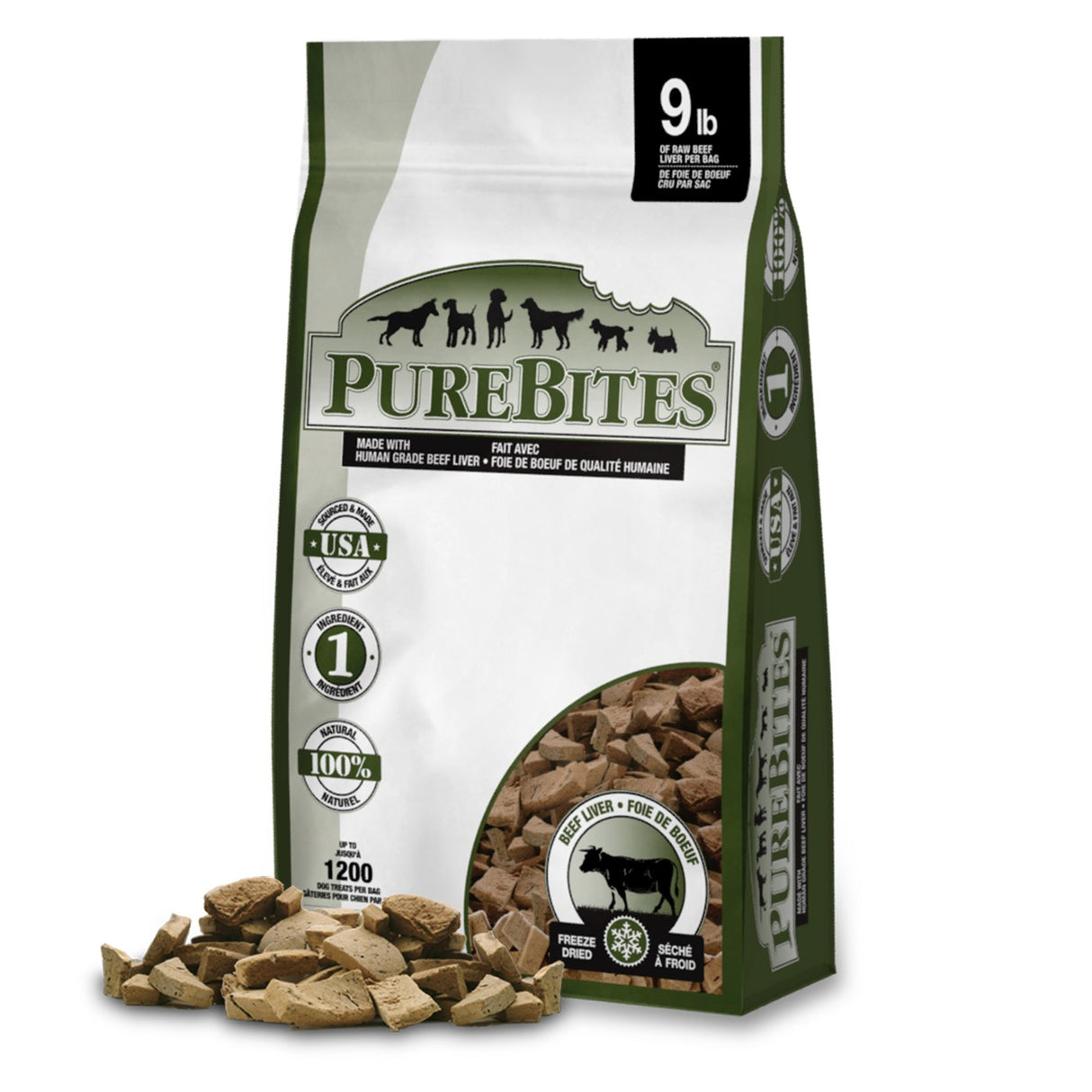 PureBites Freeze Dried Beef Liver 1.25 kg
