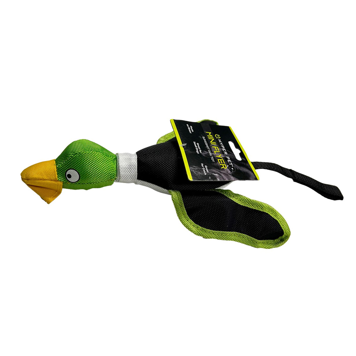 Hyper Pet Mini Green Flying Duck Dog Toy