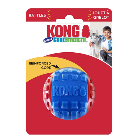 Jouet pour chien Rattlez Ball de Kong Core Strength