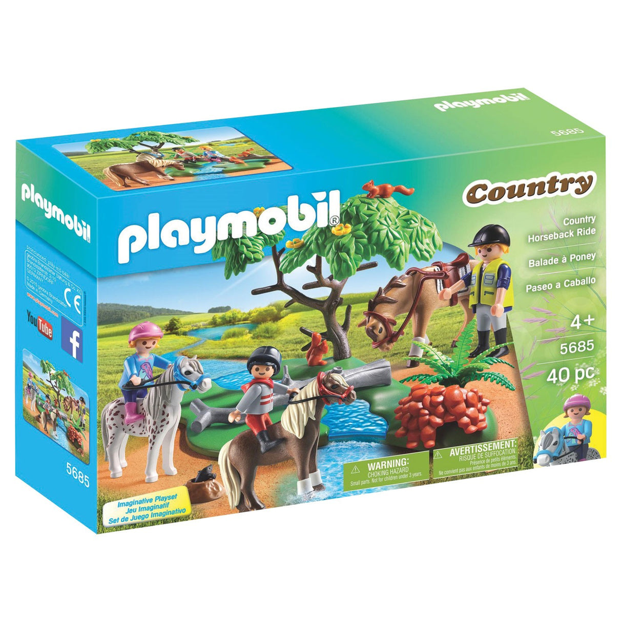 Playmobil Pony Farm Country Balade à Cheval