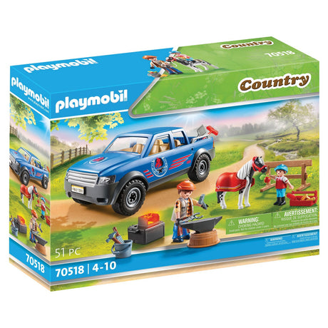 Playmobil Pony Yard II Maréchal-ferrant mobile