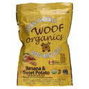 Friandises pour chiens à la banane et à la patate douce Woof Organics 227 g