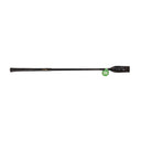 Cravache de saut Fleck en matière synthétique vernie 56 cm