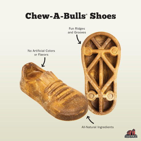 Redbarn Chew-A-Bulls Shoes Dog Chew