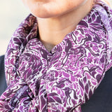 EQL by Kerrits Raisin Horse Feathers Wrap It Up Scarf