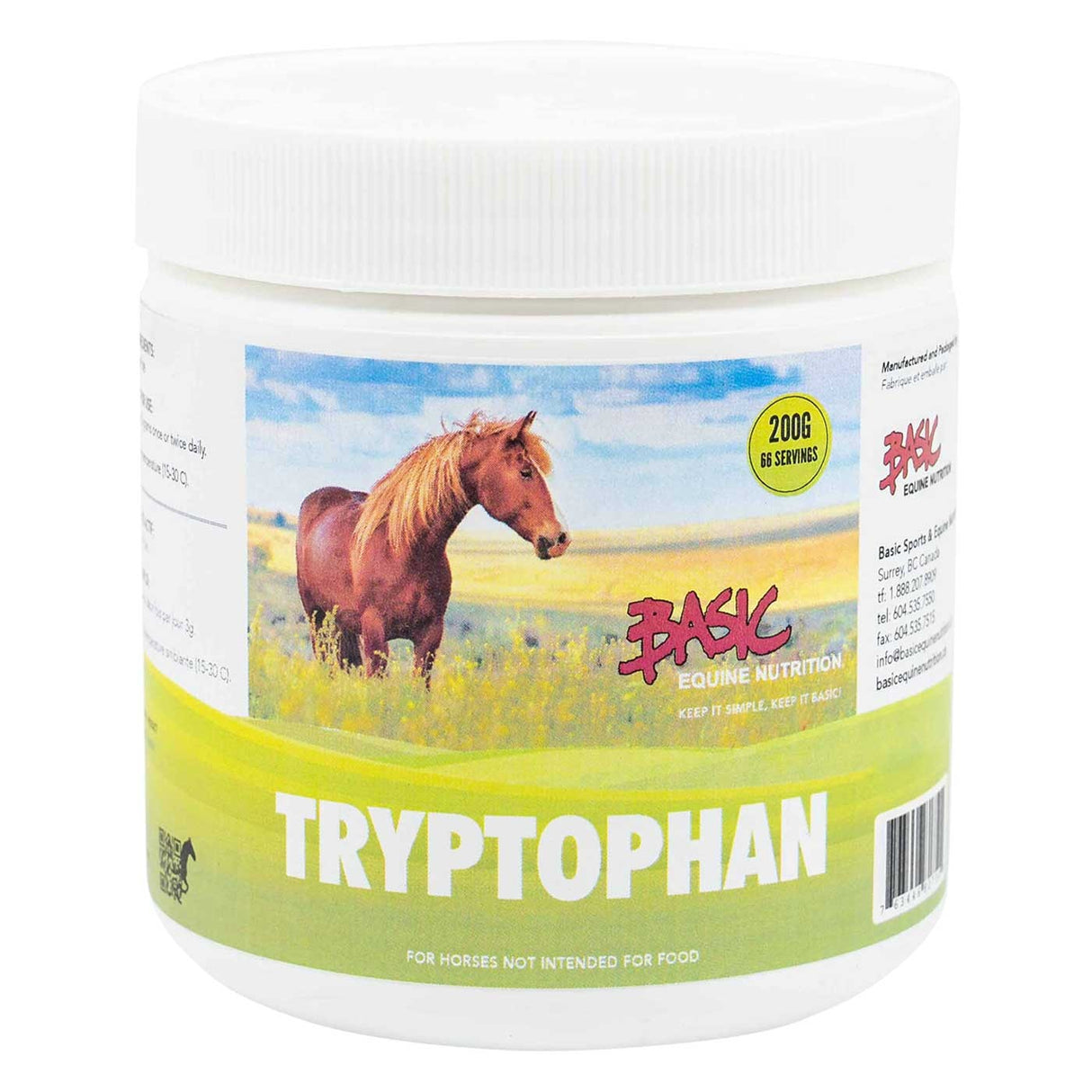 Tryptophane Basic Equine Nutrition 200 g