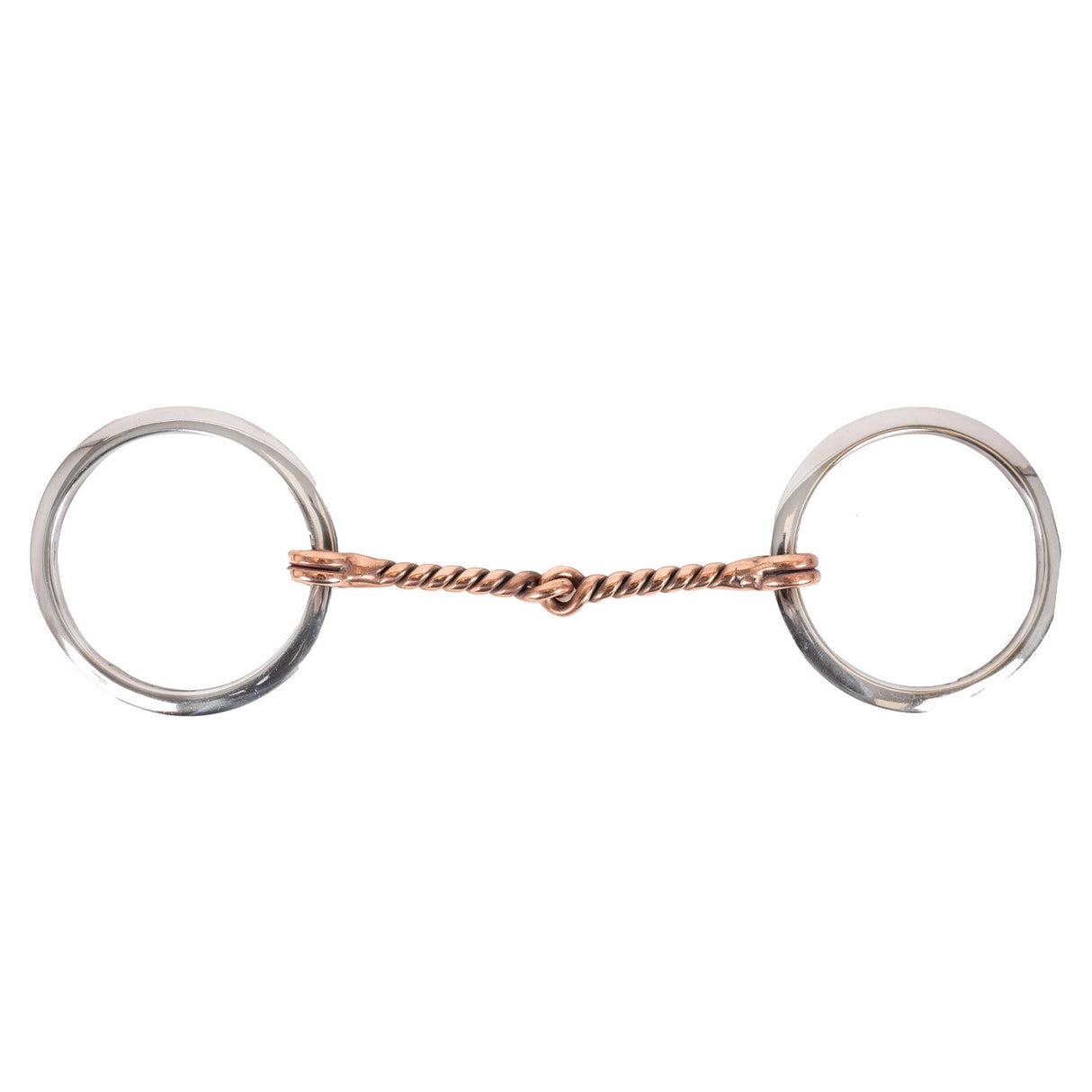EvoEq Flat Ring Copper Twisted Mouth Bit