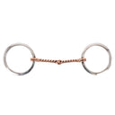 EvoEq Flat Ring Copper Twisted Mouth Bit
