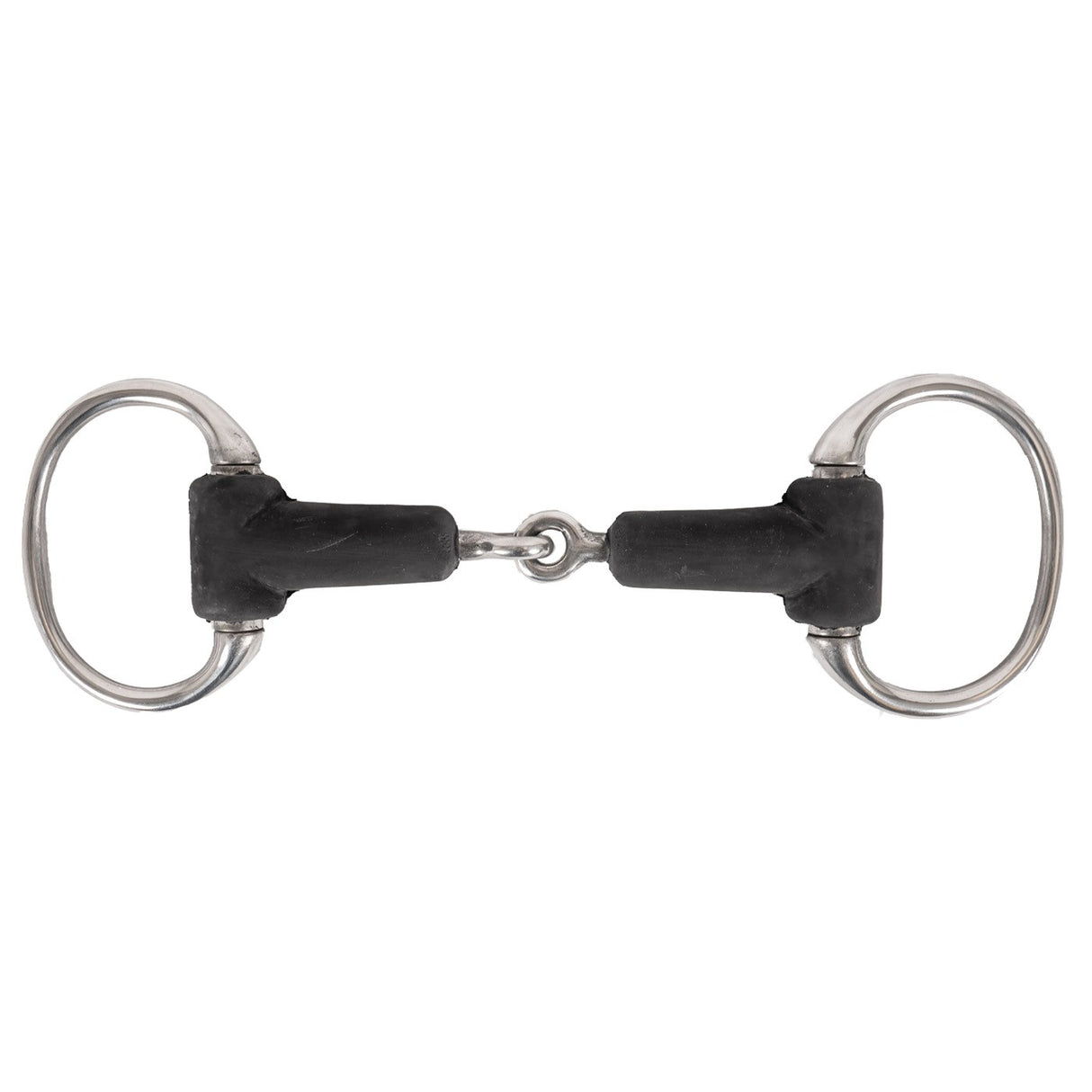 EvoEq Eggbutt Rubber Snaffle Bit