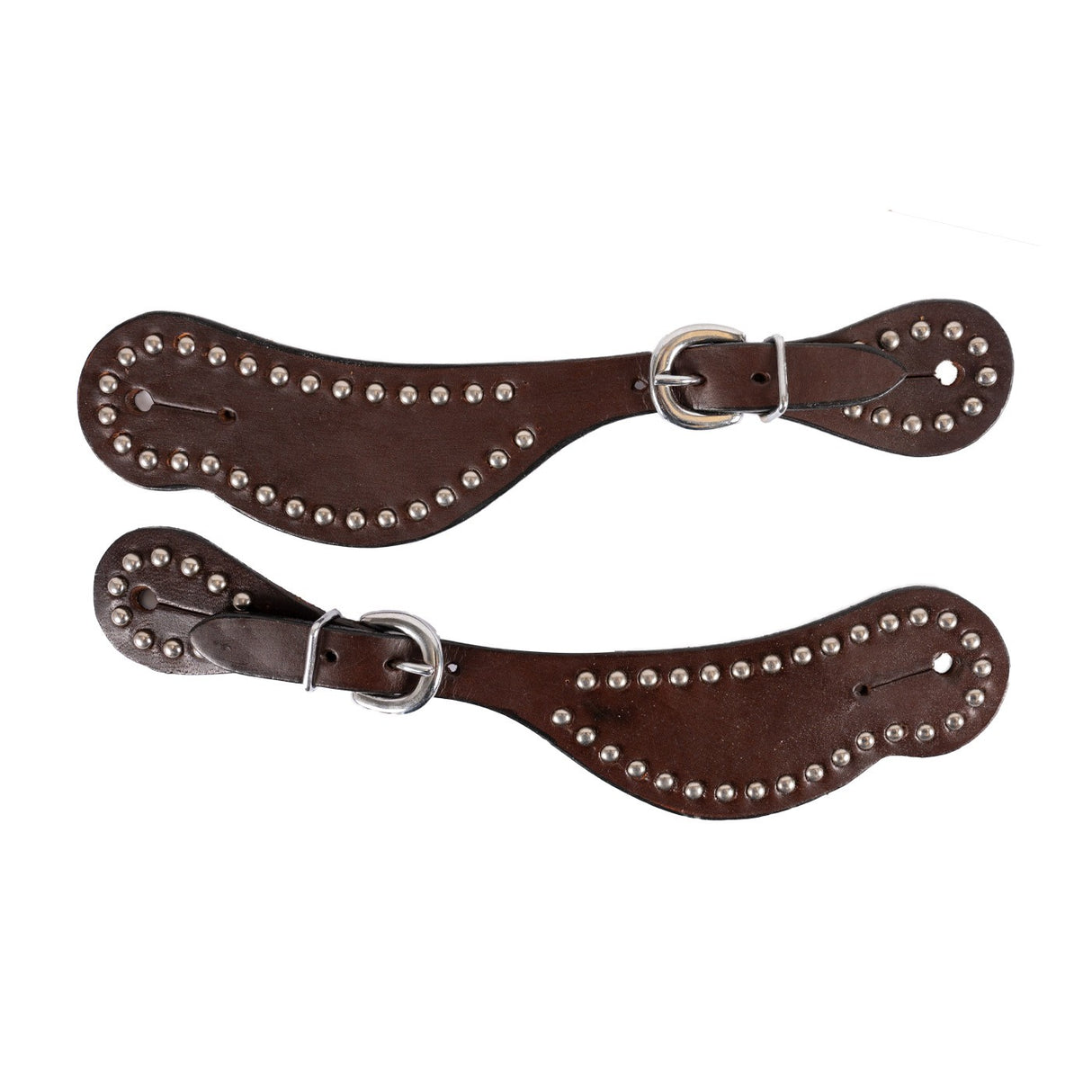 Royal King Shaped Leather Spur Straps