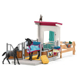 Schleich Horse Club Box à chevaux avec jument et poulain