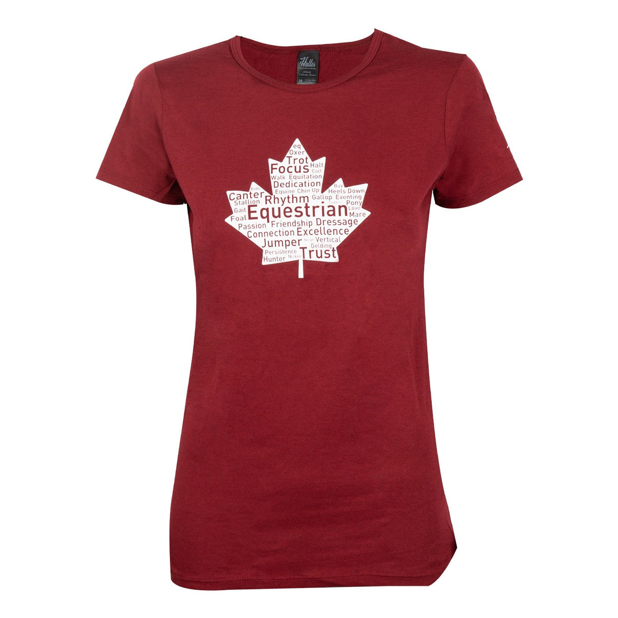 T-shirt Halter Equestrian Bamboo Canada Word