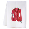 Cinto x Cora & Pate Red Equestrian Jacket Dishtowel