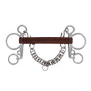 AJR Baby Pelham Leather Mullen Bit