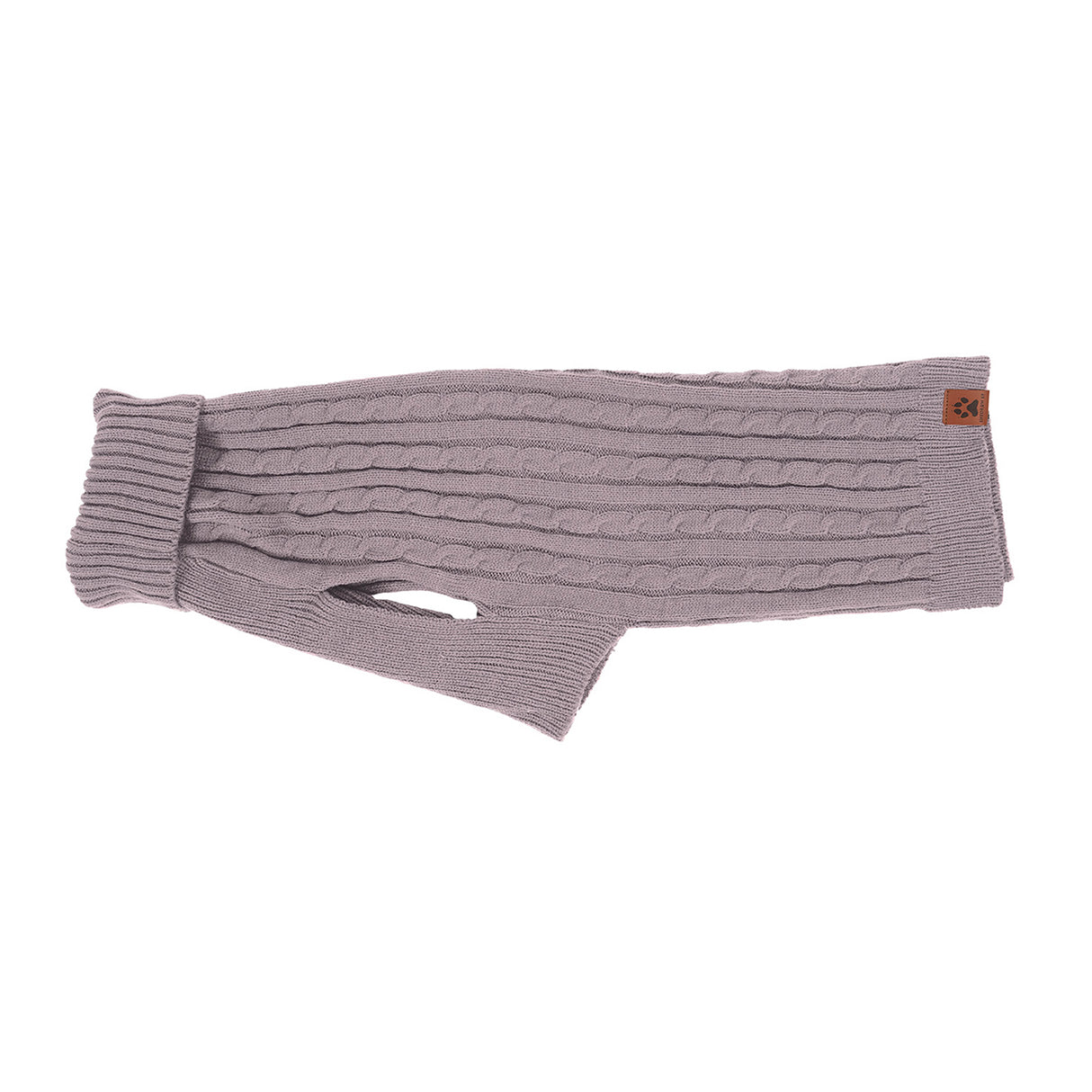 Shedrow K9 Brentwood Pull en tricot torsadé pour chien Plus