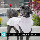Shedrow K9 Brentwood Pull en tricot torsadé pour chien Plus