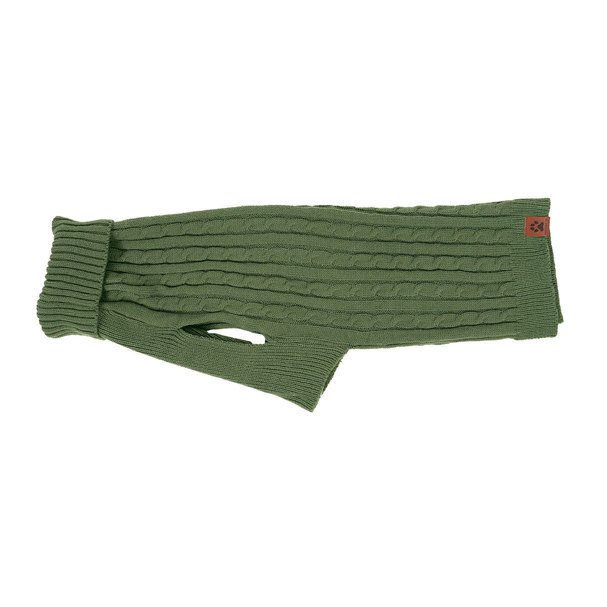 Shedrow K9 Brentwood Pull en tricot torsadé pour chien Plus